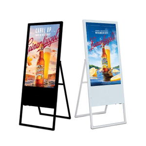 Высококачественная рекламная машина для фотобудки с сенсорным экраном, портативная цифровая вывеска